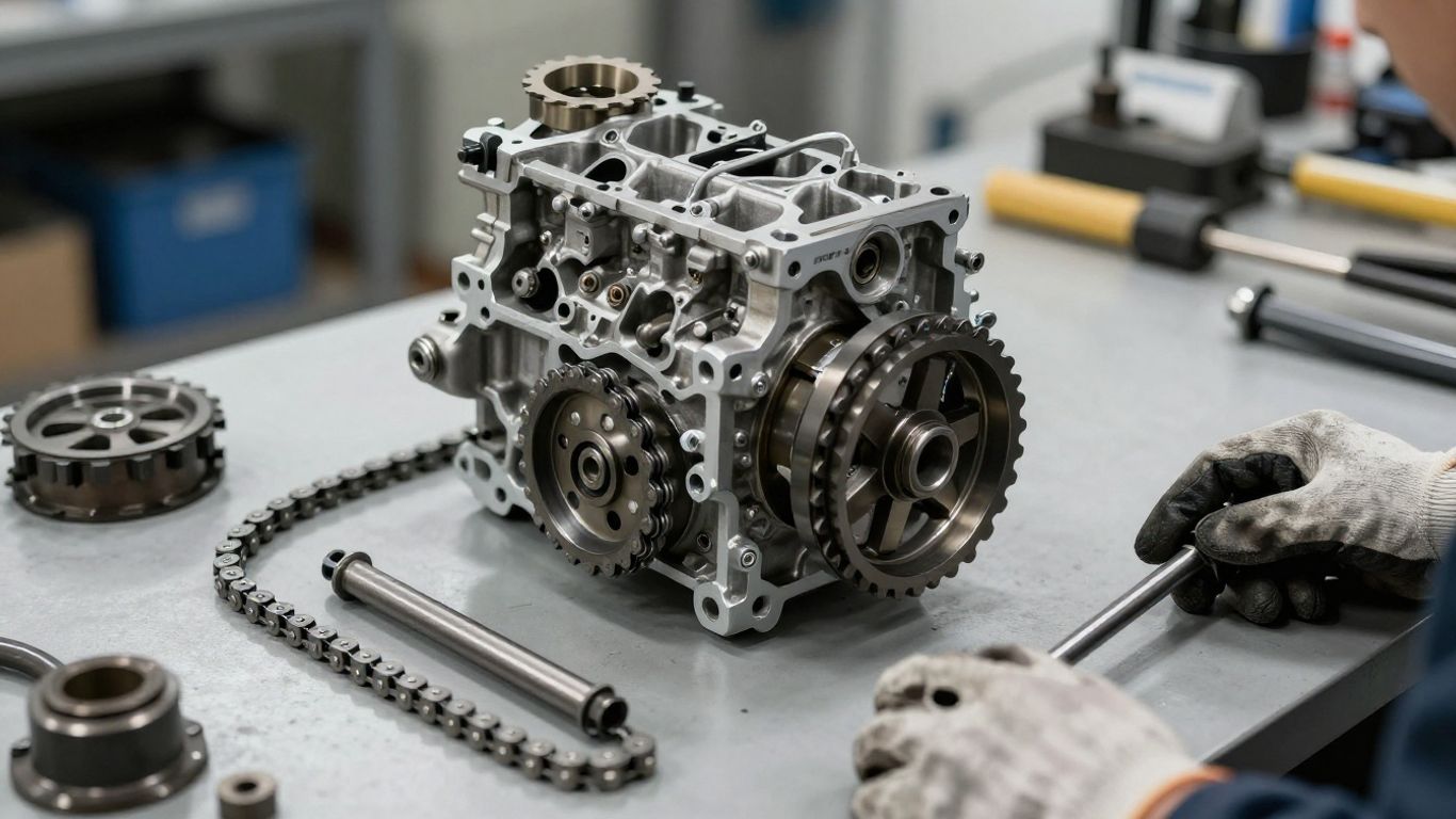 Chery engine timing chain components