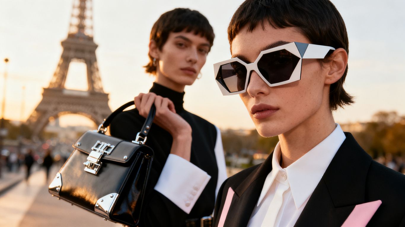 French fashionistas in stylish 2026 trend forecast outfits.