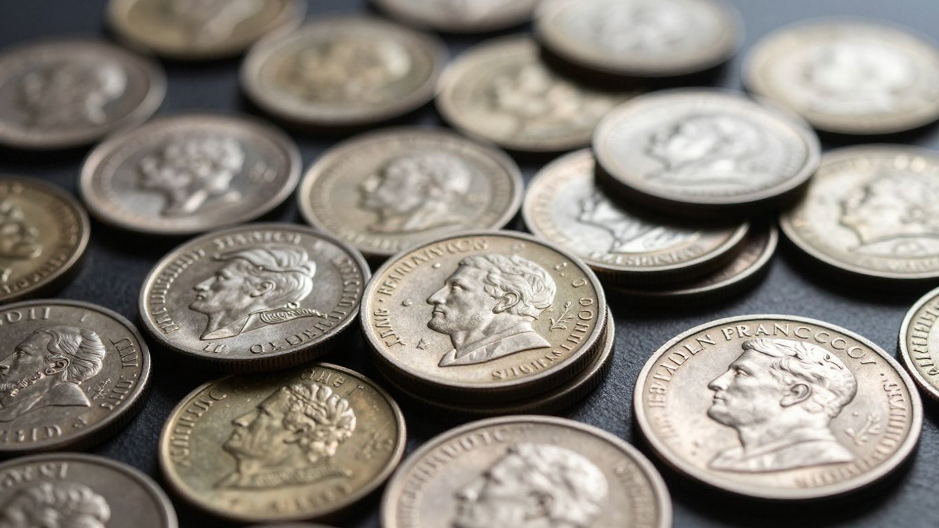 San Francisco Mint coins with intricate details.