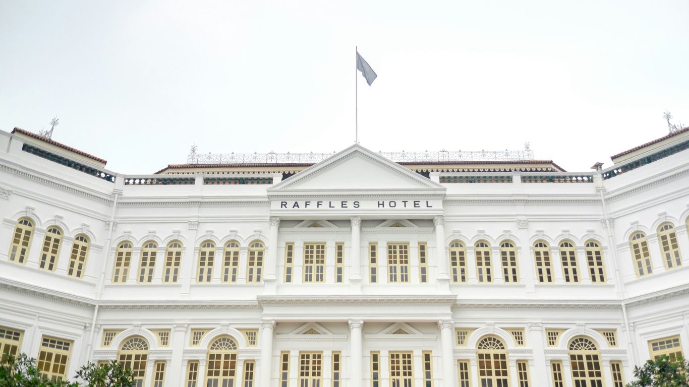 Istana Kampong Glam beside leafy heritage buildings