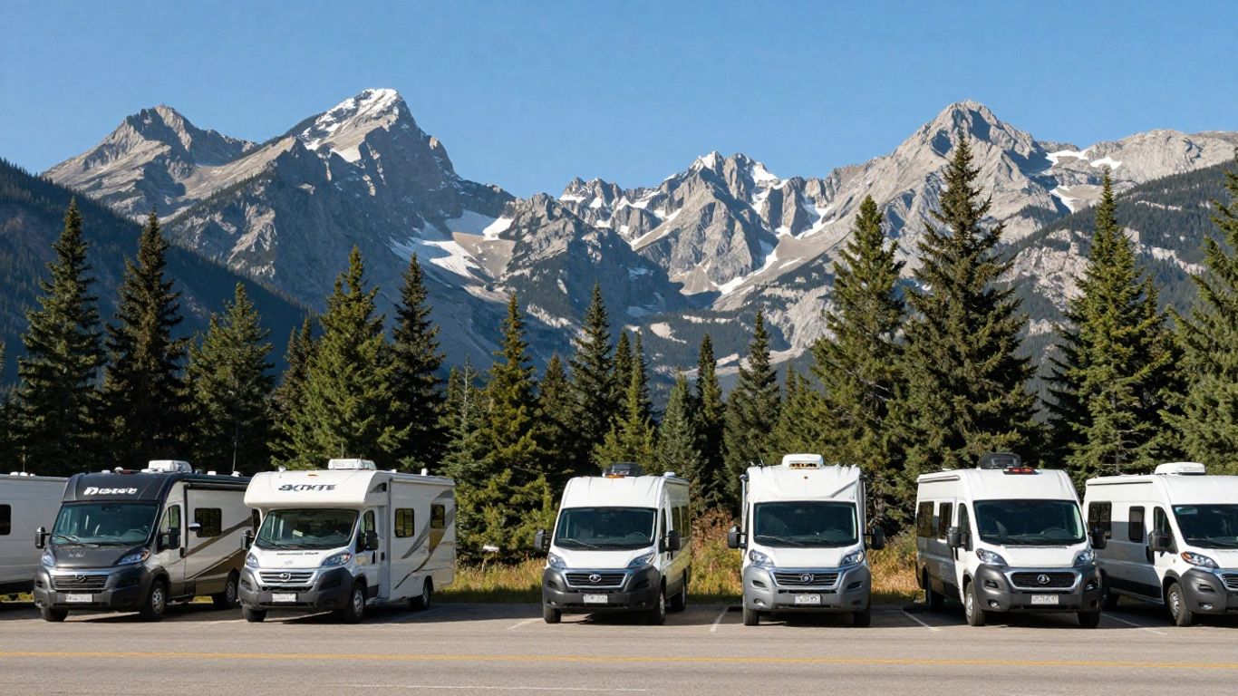 Canadian motorhome rental comparison scene