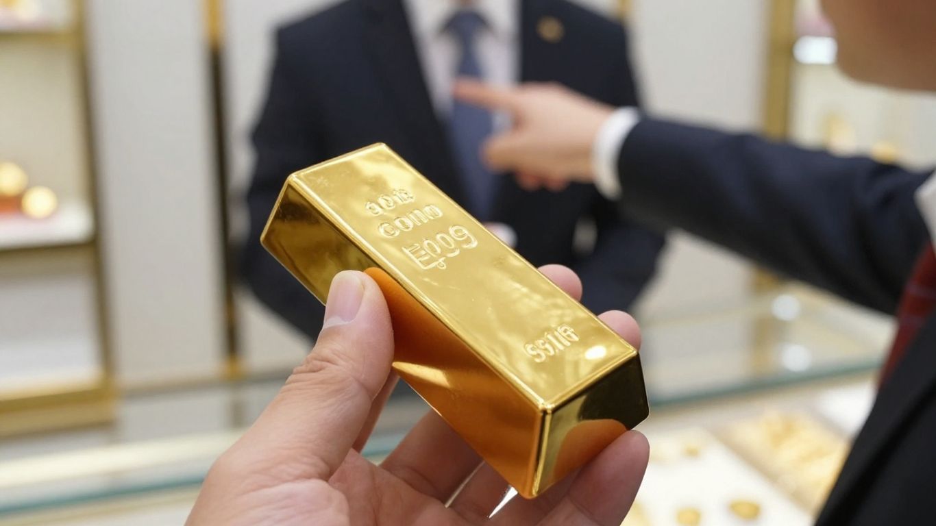 在实体店购买黄金的技巧。