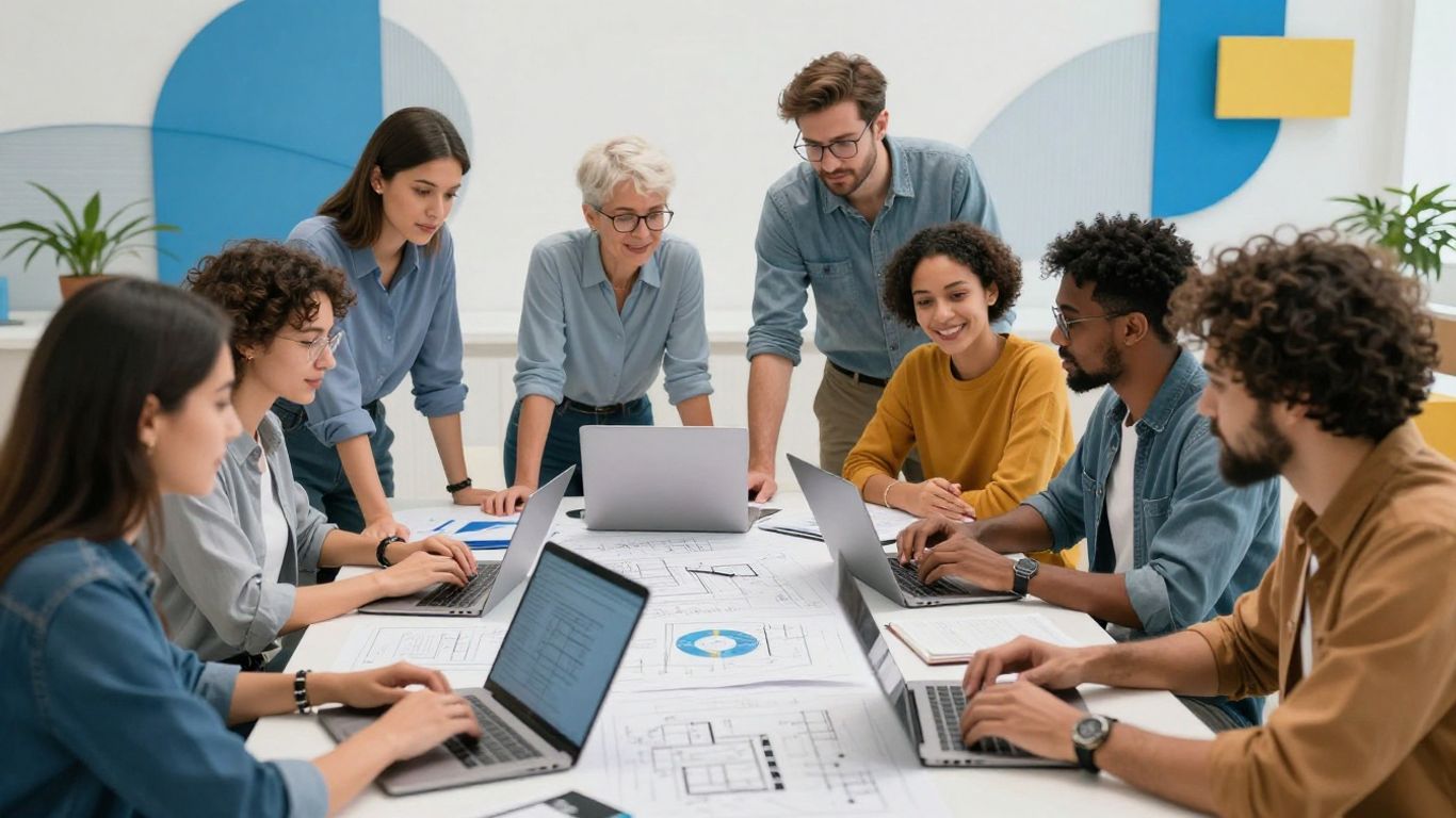 UTS startups collaborating on innovative projects.