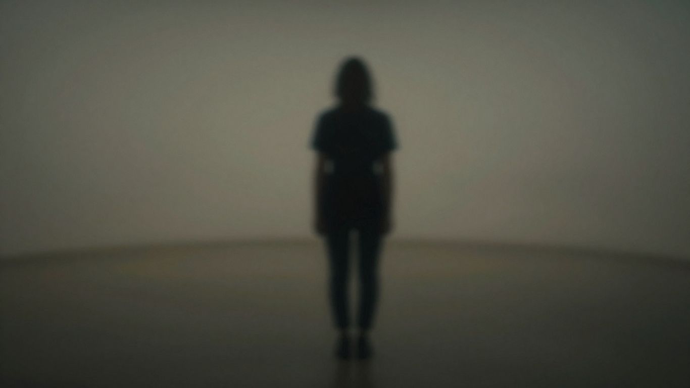 Person fühlt sich losgelöst von der Realität.