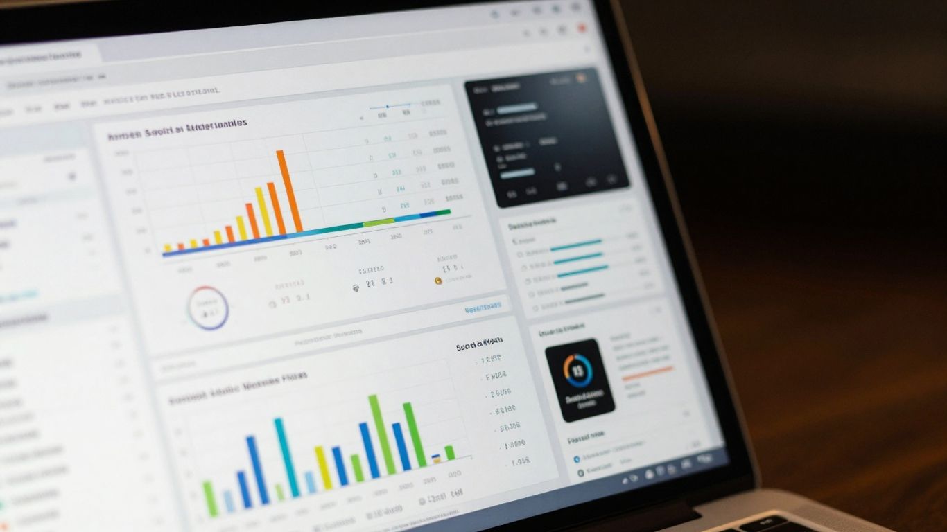 Dashboard screen showing detailed performance metrics