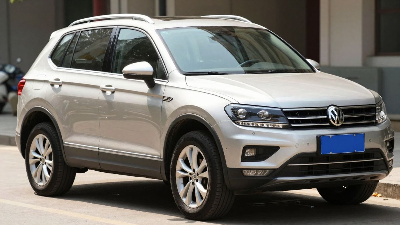 Gebrauchter VW Tiguan im Freien