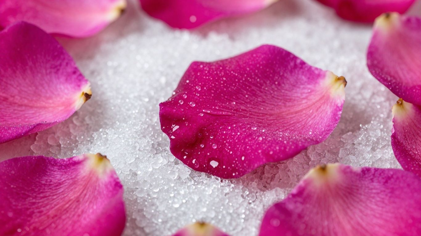 Gulkand made from rose petals and sugar.