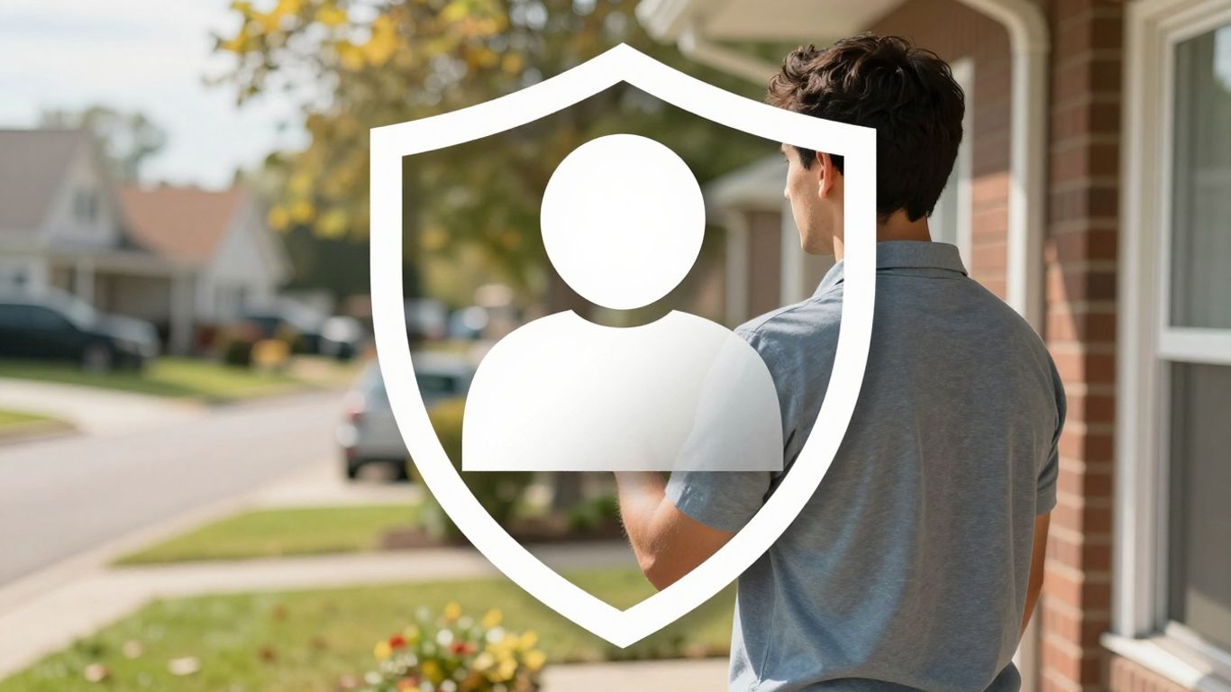 Casa protegida por seguro de responsabilidad civil.