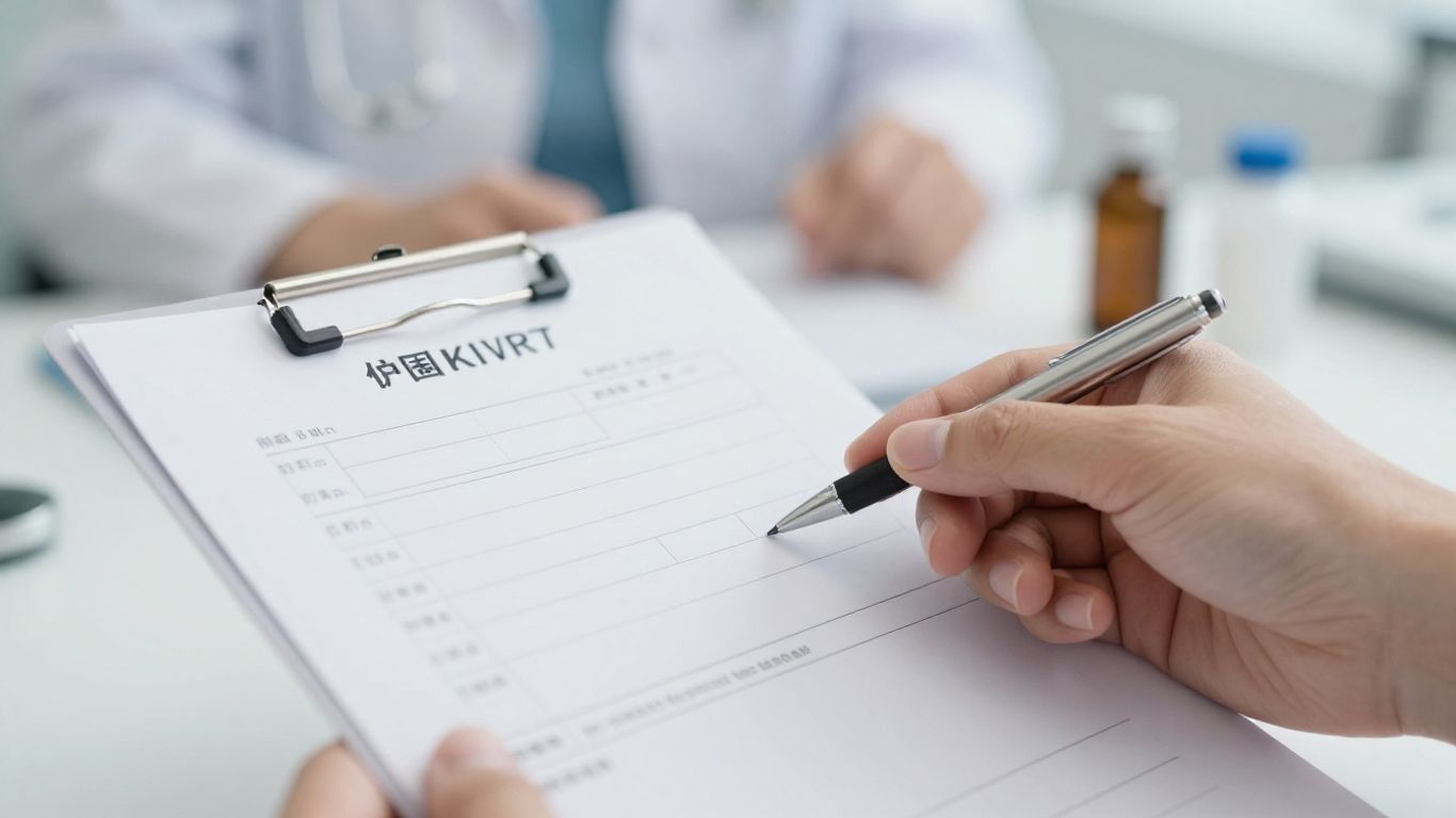 Doctor holding prescription for testosterone undecanoate.