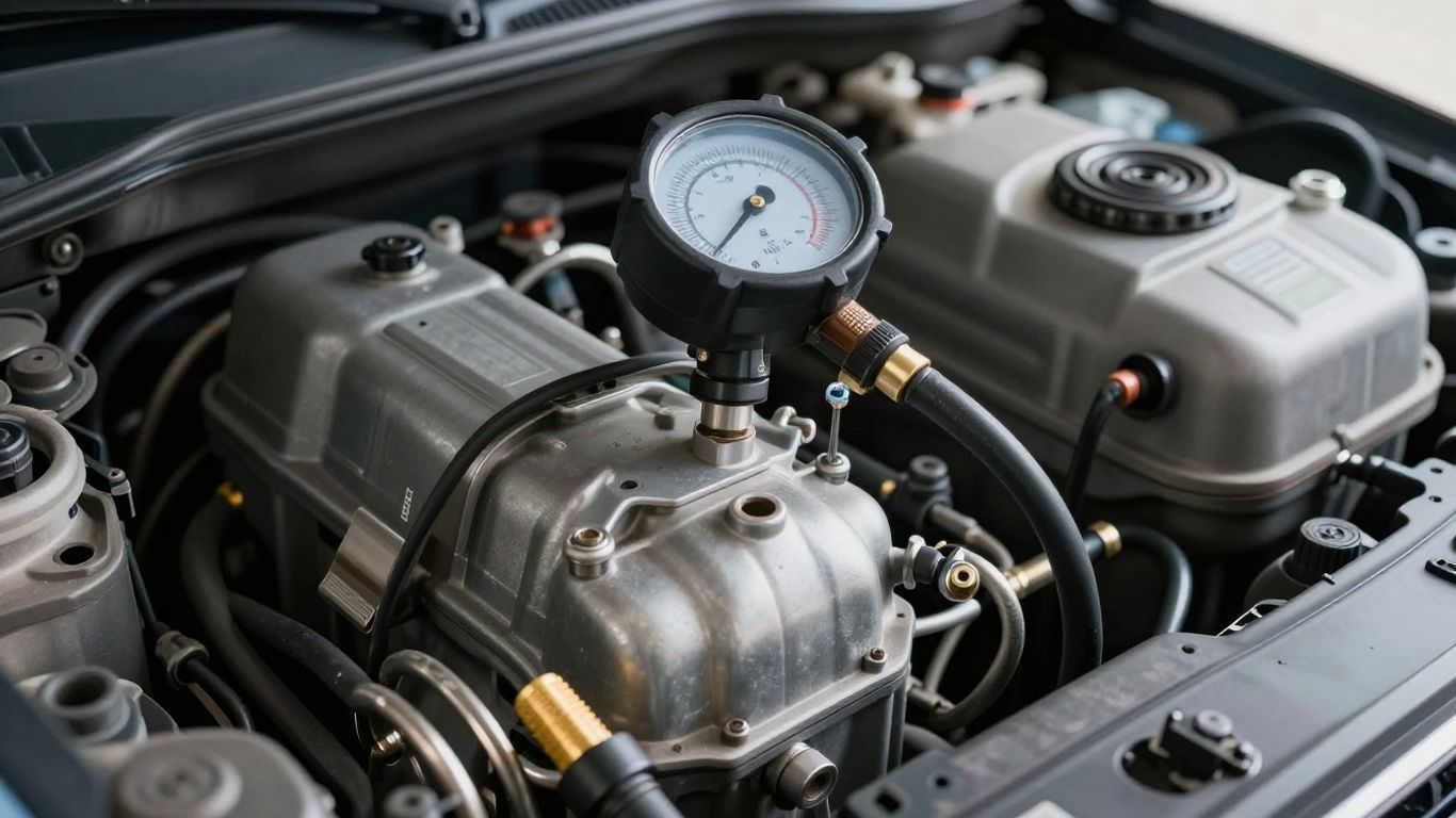 Fuel pump symptoms during vehicle inspection
