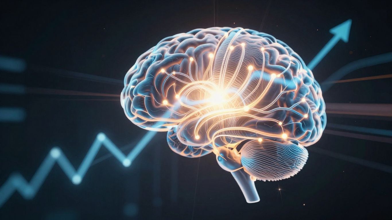 Inteligência artificial otimizando campanhas de anúncios pagos.