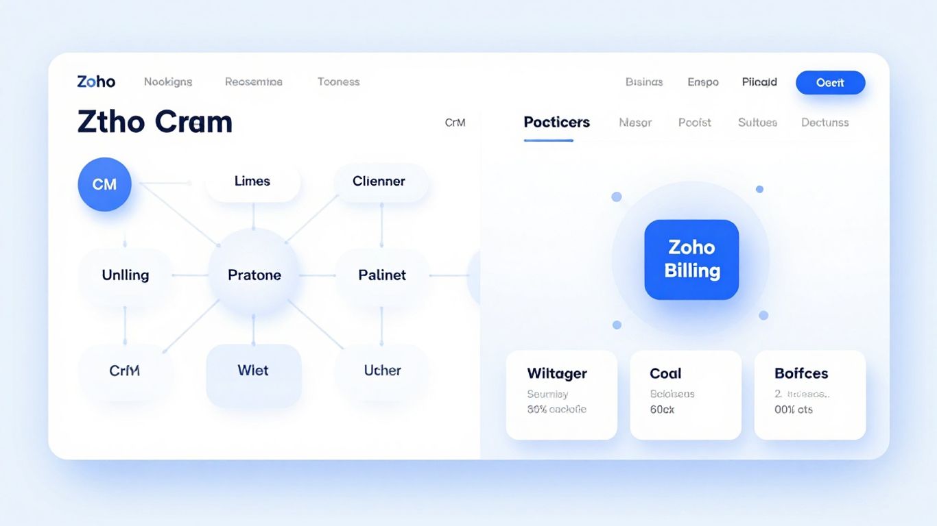 Zoho CRM and Zoho Billing integration visual