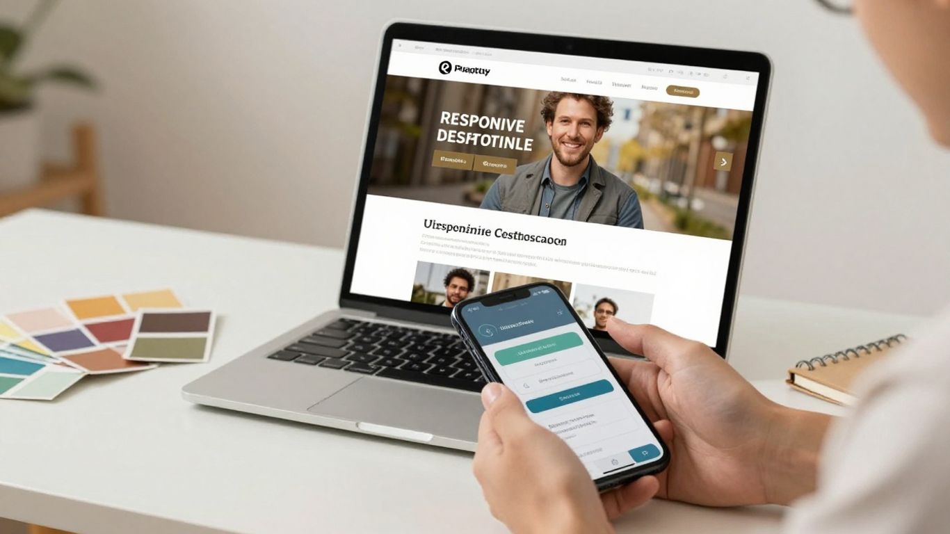 Responsive custom WordPress theme workspace