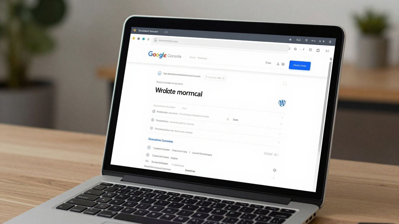 Connexion Google Search Console à WordPress