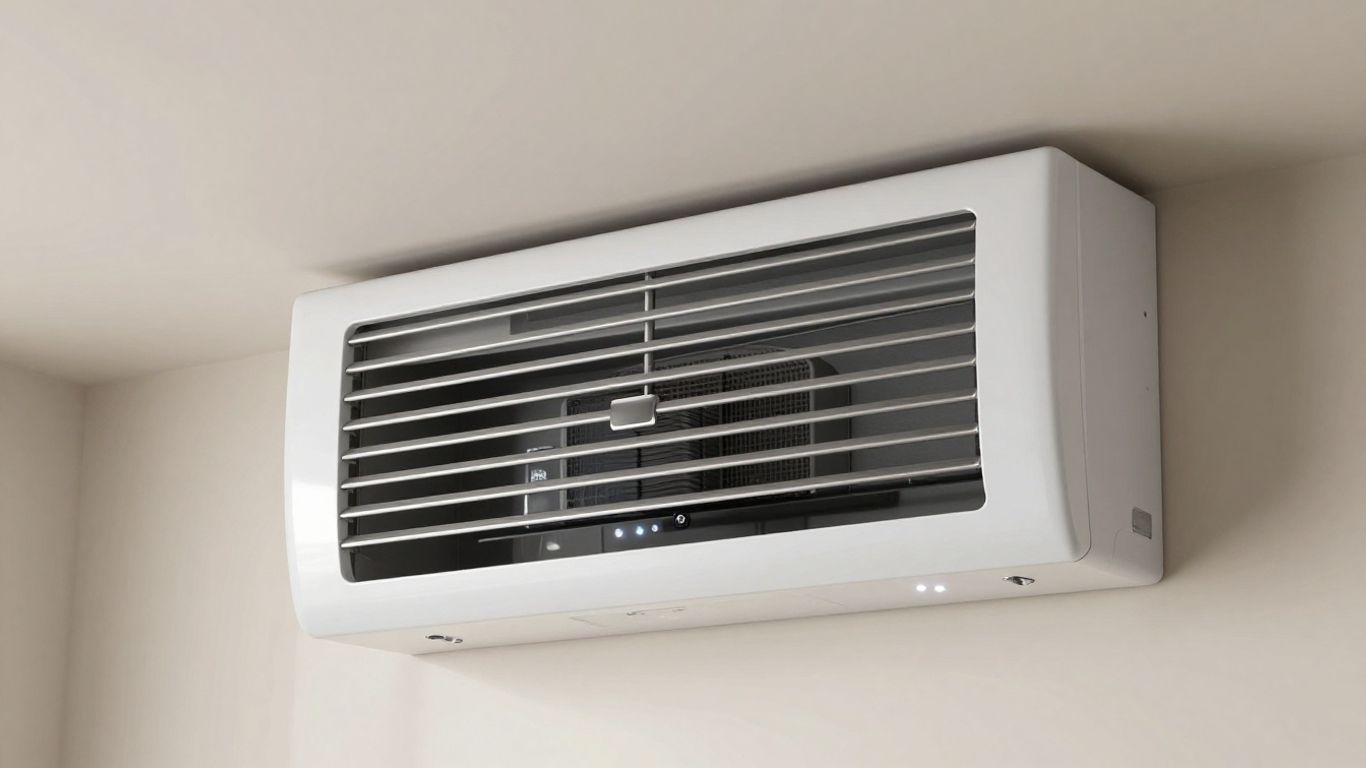 Composant de ventilation hygroréglable avec voyants discrets.