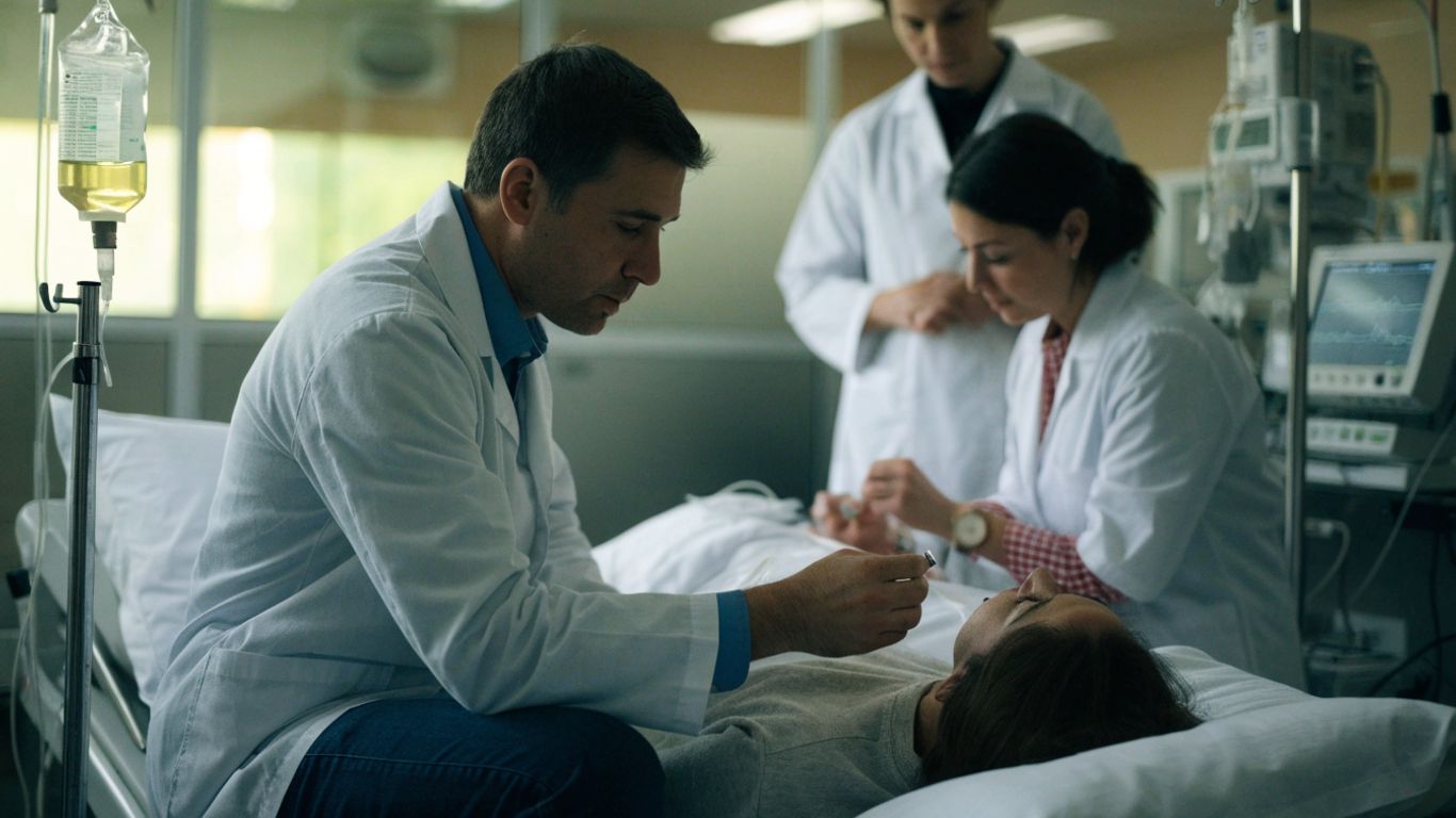 Is Type 2 Diabetes Dangerous? What to Know 3 A person receiving urgent medical attention