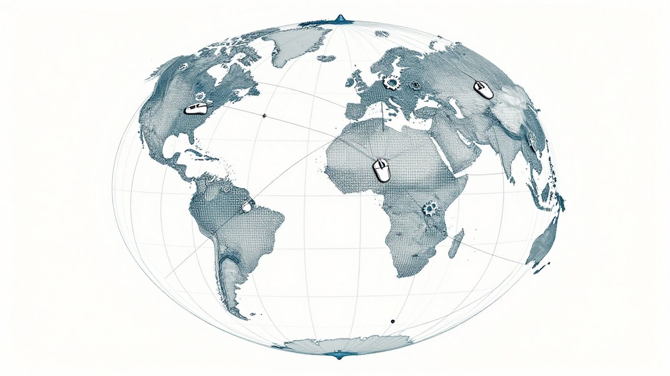 Global SolidWorks reseller network visualization