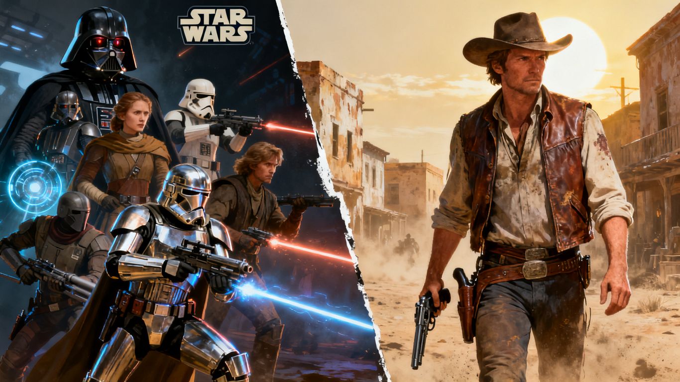 Star Wars gaming expansion: Galaxy of Heroes and Outlaws remaster.
