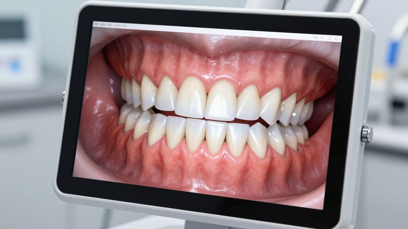 Advanced digital dental imaging screen