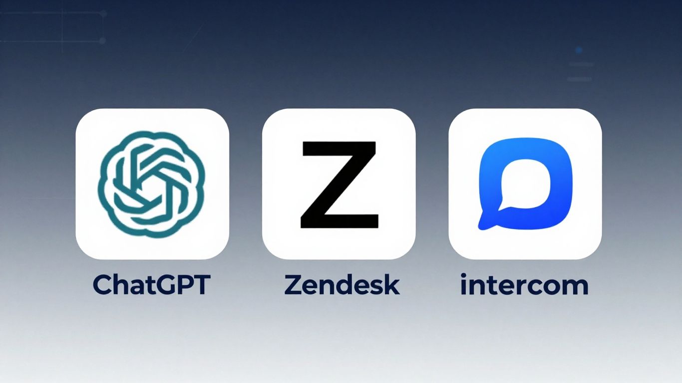 comparatif chatbot service client chatgpt zendesk intercom