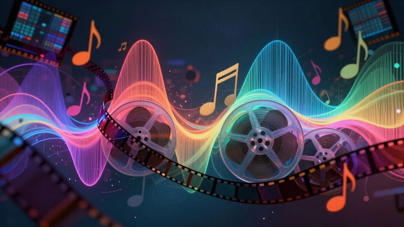 AI tools combining music and video creation.