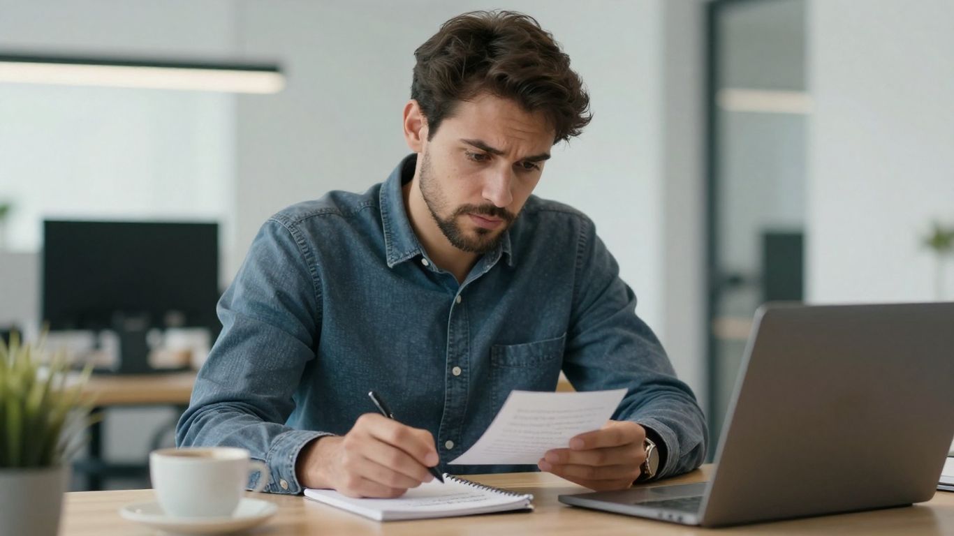 Professional preparing for a difficult workplace conversation