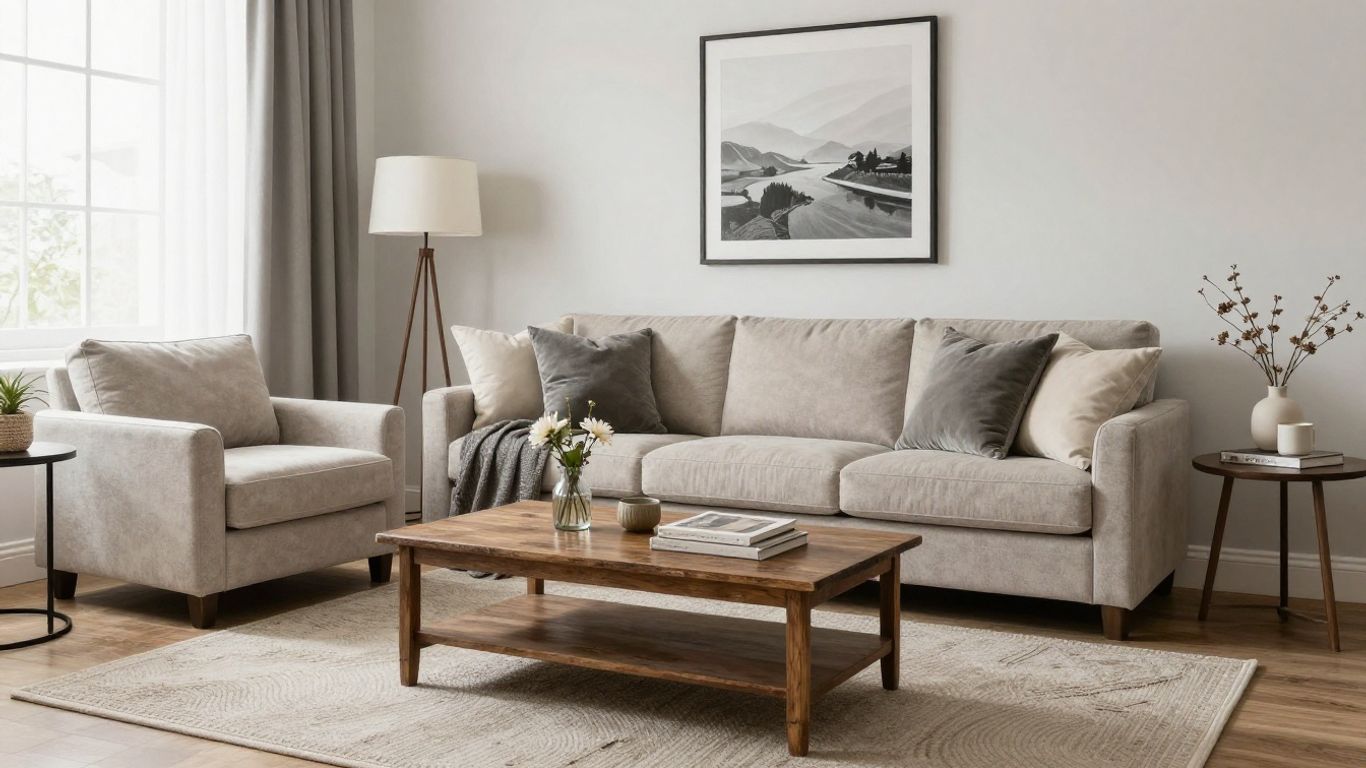 Cheap vs. premium Airbnb furniture comparison.