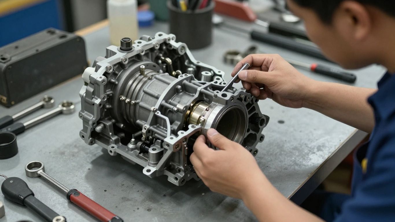 Subaru gearbox inspection in Adelaide workshop