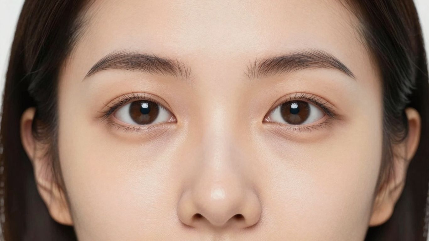 Woman's face showing improved jawline and smoother skin.