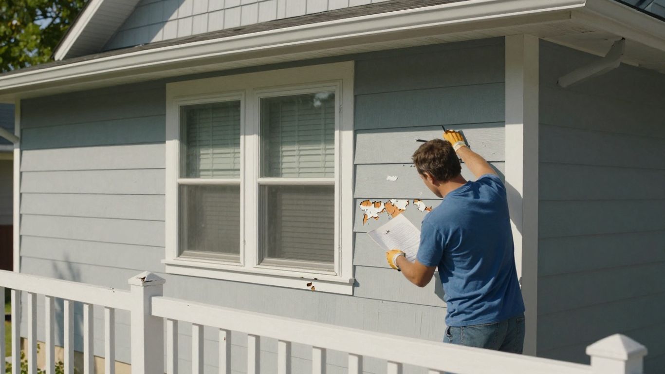 Homeowner considering financing options for home improvements