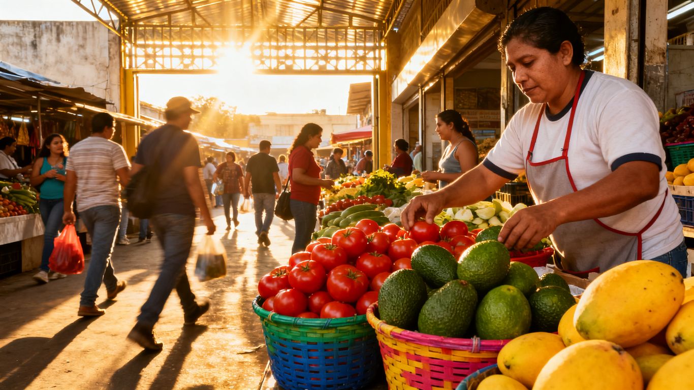Market entrance views