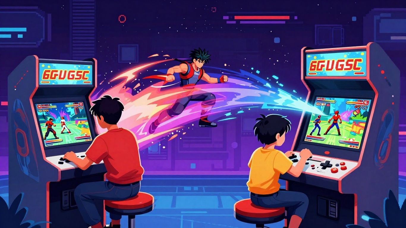 Fighting game evolution from arcade to console.