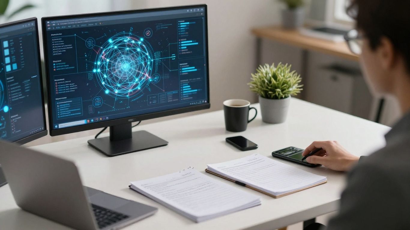 Architecture de cocon sémantique SEO générée avec intelligence artificielle