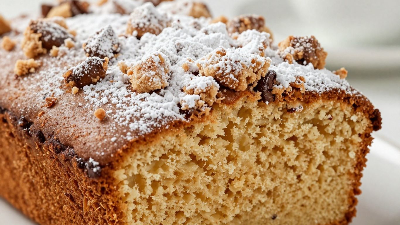 Gluten-free coffee cake with streusel topping