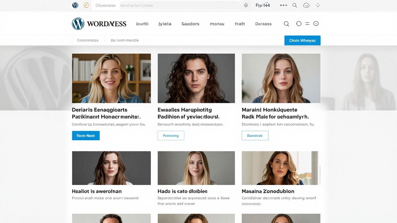 Forum WordPress avec avatars et fils de discussion.