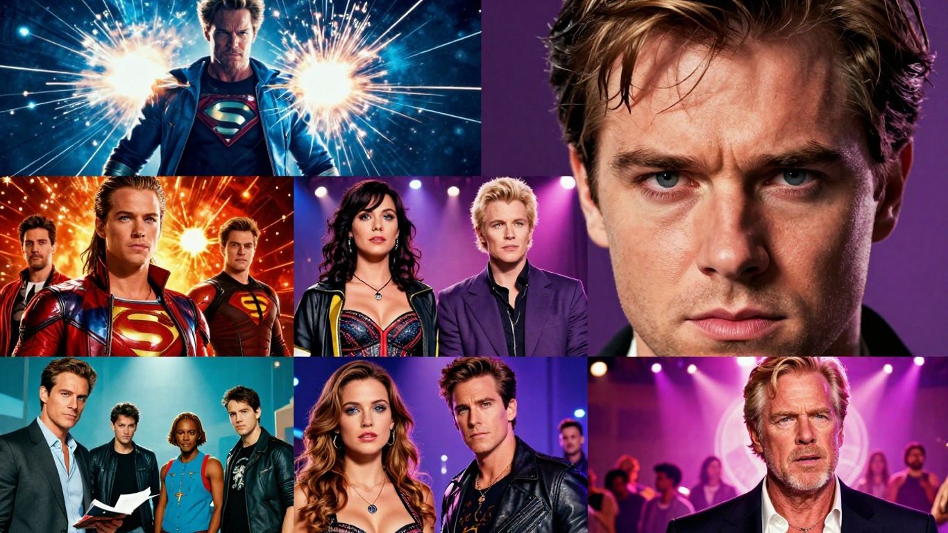 Collage of film and TV moments