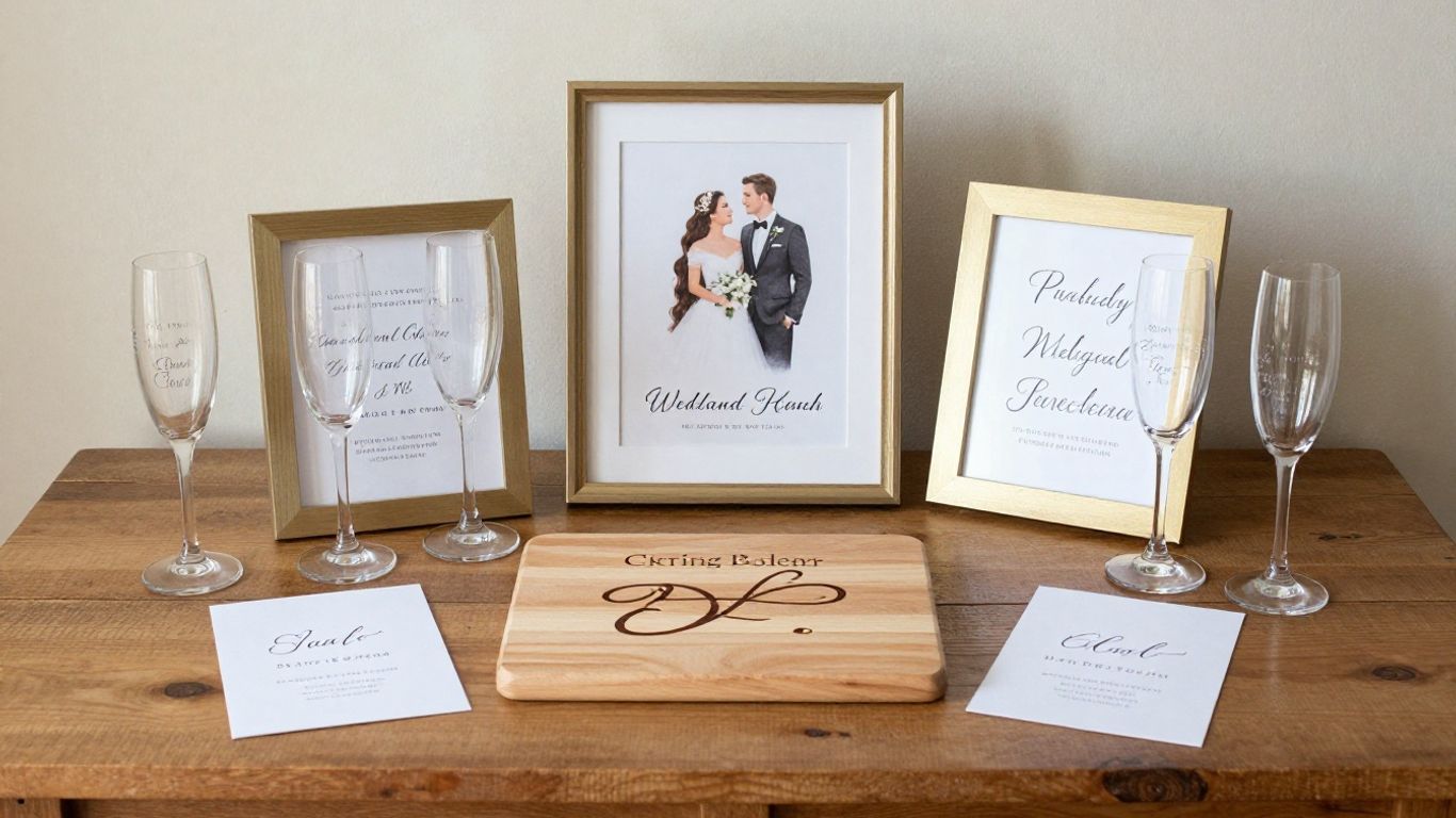 Personalized wedding gifts for newlyweds