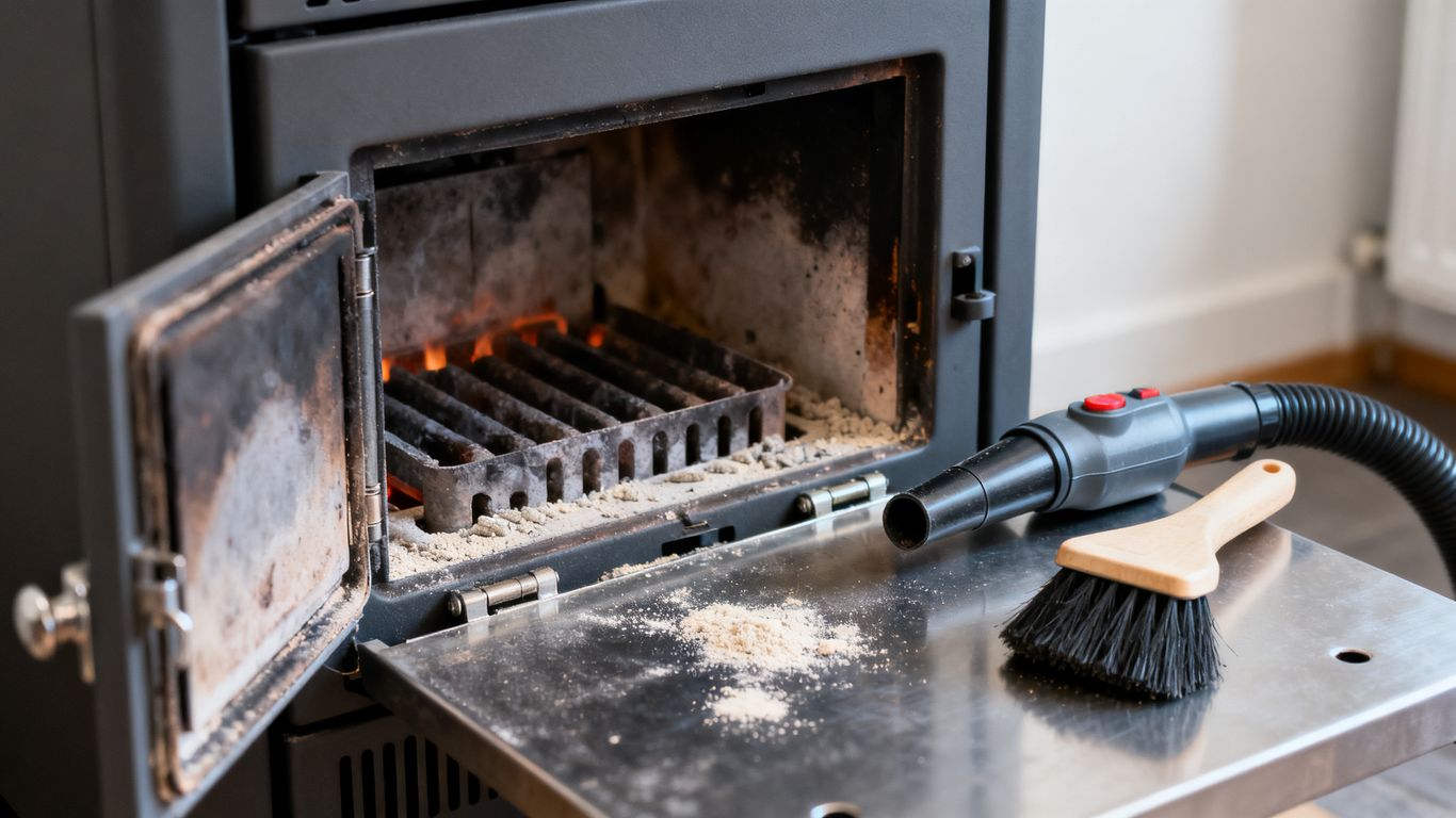 Brasier propre dans une chambre de combustion froide