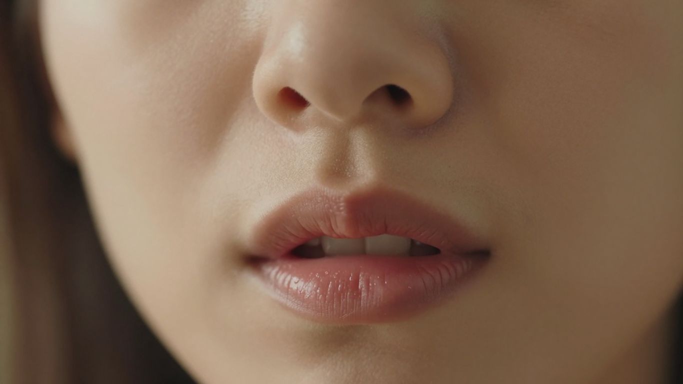 Person curiously smelling, hinting at internal health benefits.