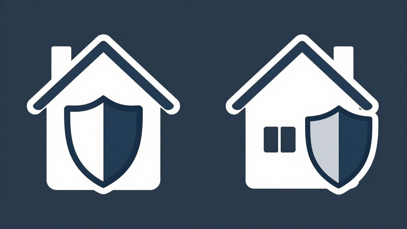 Comparación visual de seguros de hogar Generali y Helvetia.