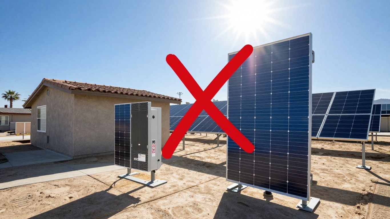 California home solar panels with Chinese inverter banned.