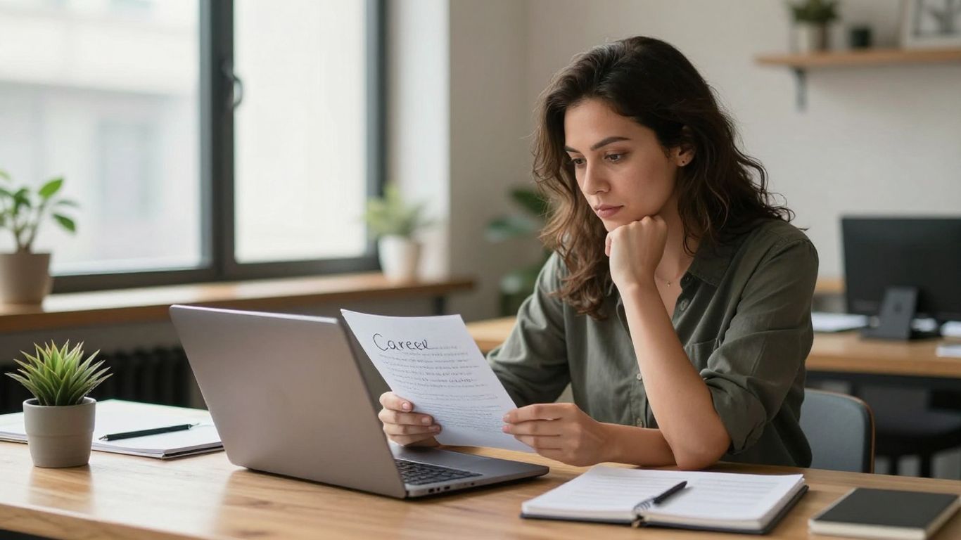 Professional reviewing career goals during a private coaching session