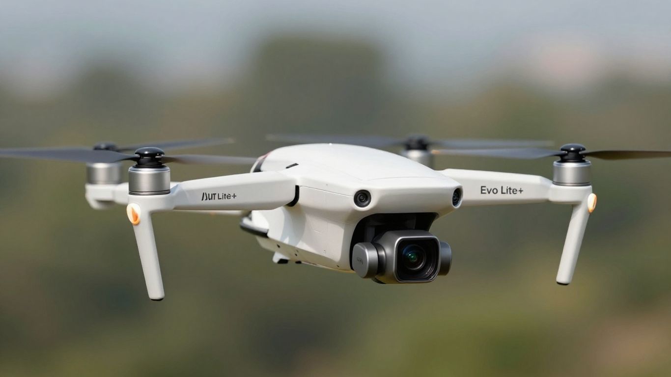 Autel Robotics Evo Lite+ drone hovering in the air.