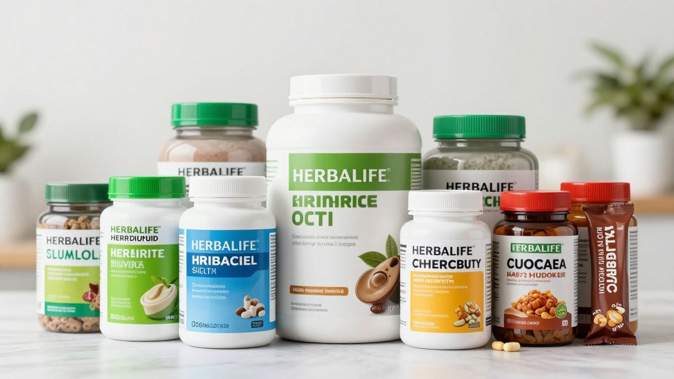 Herbalife products and nutrition items