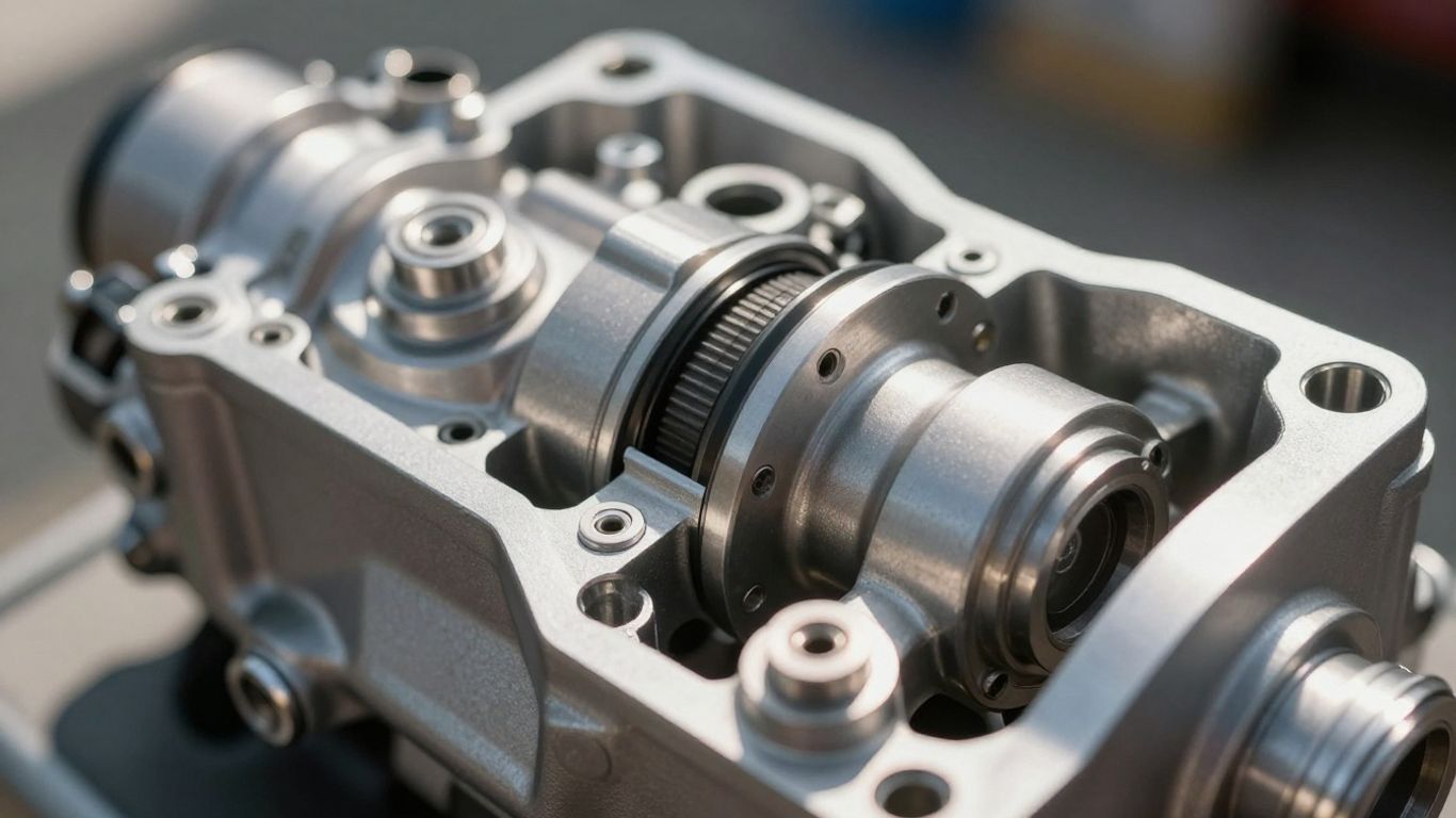 BMW 3 Series gearbox close-up