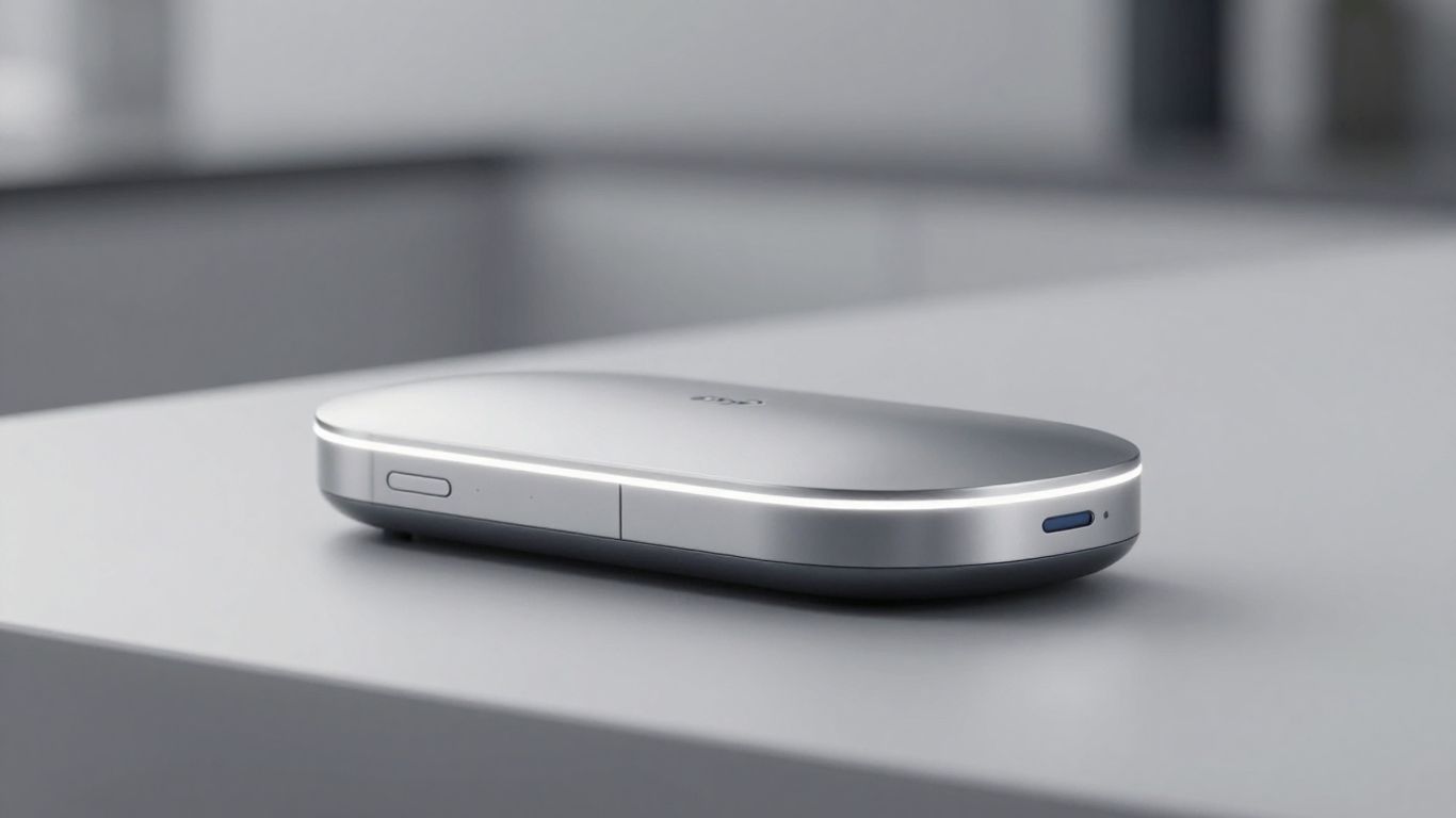 Aura Carver gadget with metallic finish