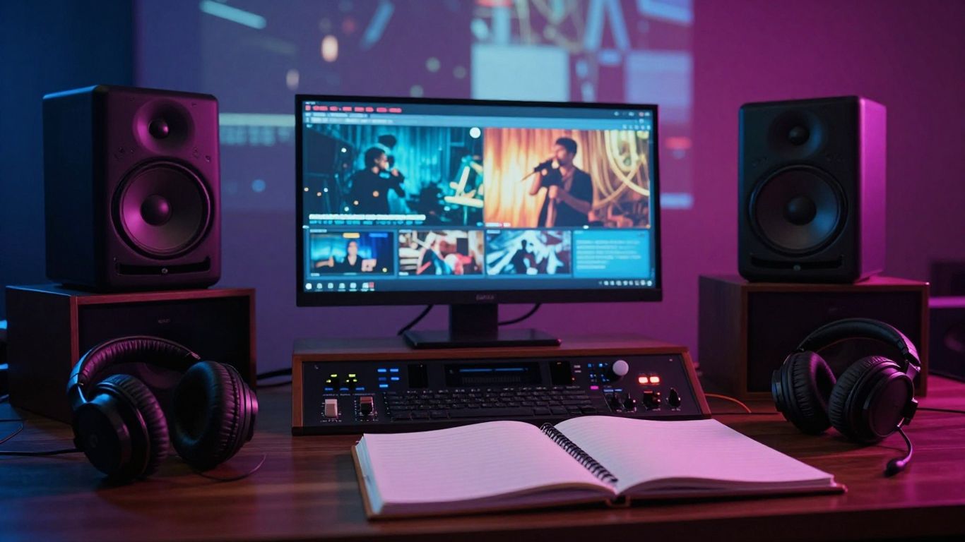 Creator reviewing music and video rights