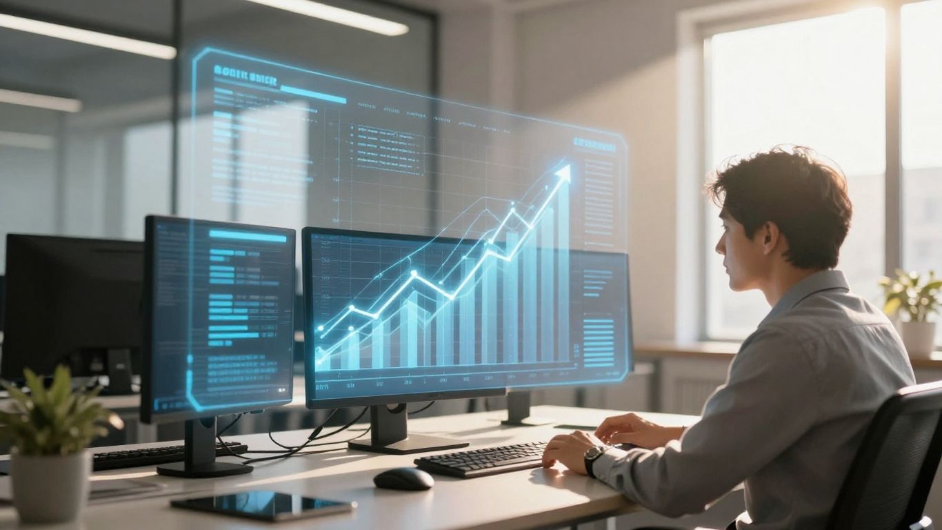 Business growth with Facebook ads data visualization.