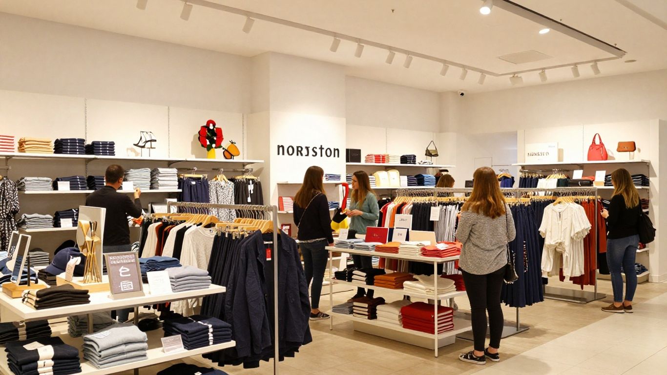Innenansicht von Nordstrom in der Twelve Oaks Mall