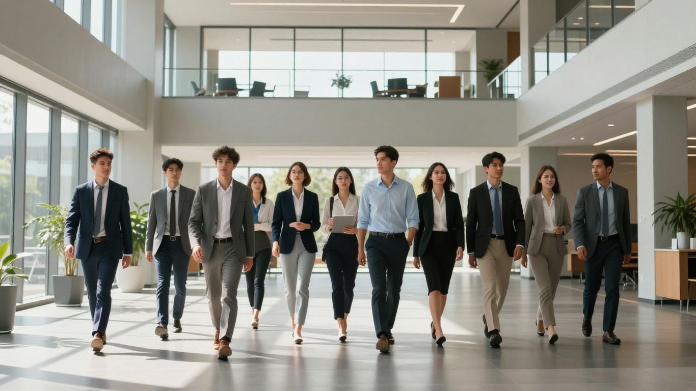 Young professionals in D.C. office, career opportunity